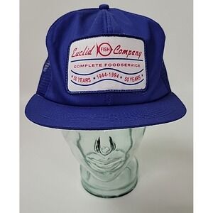 Vintage Euclid Fish Company 50 Year K-Products Snapback Trucker Hat USA‎